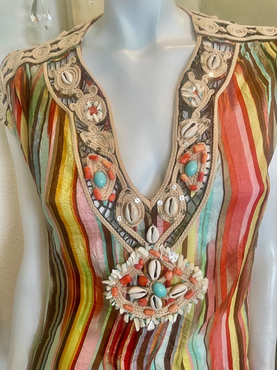 nanette lepore silk dress NANETTE LEPORE Size 10 Black Turquoise Silk Animal Print Ruched Dress