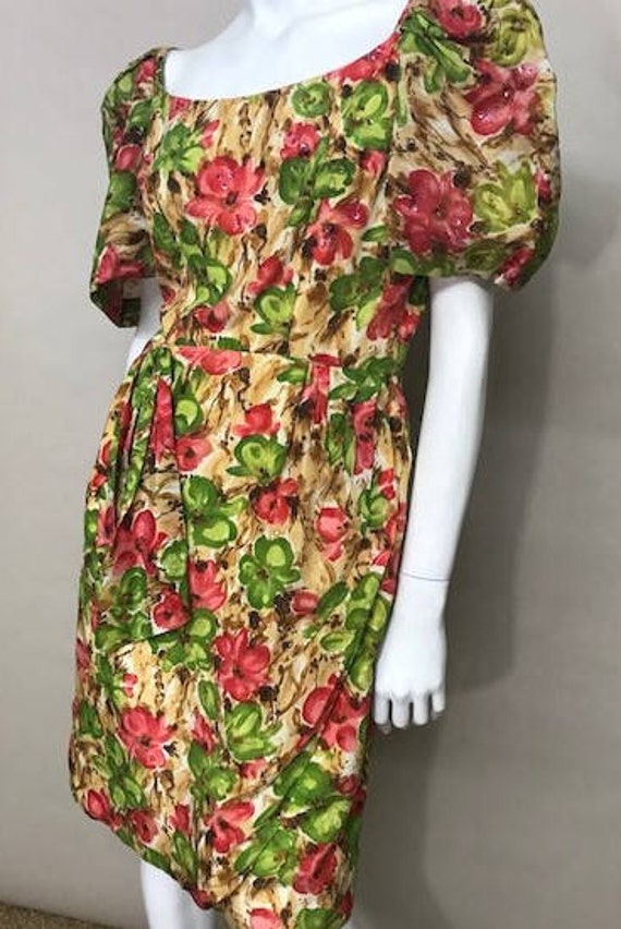 Floral 50's Garden Party Dress