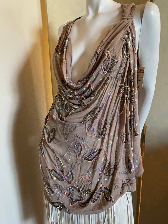 All saints top beaded dress