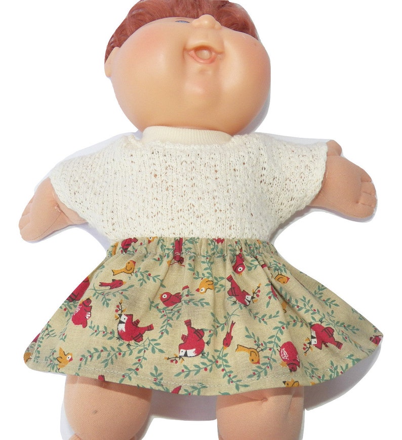 Cabbage Patch Doll Clothes Fits 14 Inch Girl or Preemie Dress Hat and Shorts