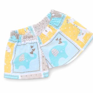 Cabbage Patch Clothes, Fits 16" Boy Doll, MIX and MATCH, Spring Summer, Shorts, Pants, Elephant, Car, Grey, Mint, Blue, Grey T-shirt, Undies