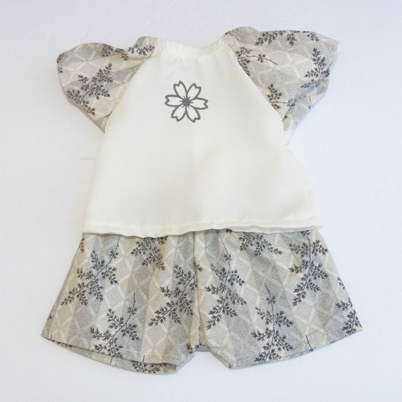 Cabbage Patch Doll Clothes Fits 16 Inch Girl Includes One Brown Appliqued Bear Skirt and One T Shirt No Doll