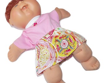 Cabbage Patch Doll Clothes 14 Inch Girl or Preemie Summer Orange Skirt Blouse Hat Clothes Only Cabbage Patch Doll Clothes 14 Inch Girl or Preemie Summer Orange Skirt Blouse Hat Clothes Only