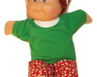 Bitty Baby or Cabbage Patch Doll Clothes Fits 15 or 14 or Preemie Snowman Blouse Red Skirt Christmas No Doll Bitty Baby or Cabbage Patch Doll Clothes Fits 15 or 14 or Preemie Snowman Blouse Red Skirt Christmas No Doll