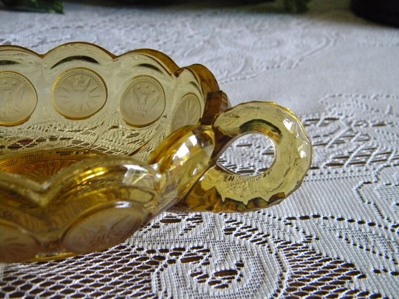 Vintage Depression Glass Fostoria Coin Pattern Etsy