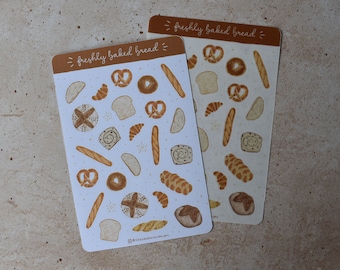 Freshly Baked Bread Sticker Sheet