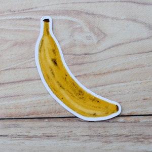 Banana Water-Resistant Sticker