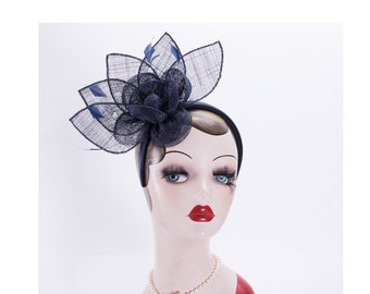 Saucer Sinamay Headband Fascinator Wedding Ascot Hat Hatinator Birdcage Veil eBa