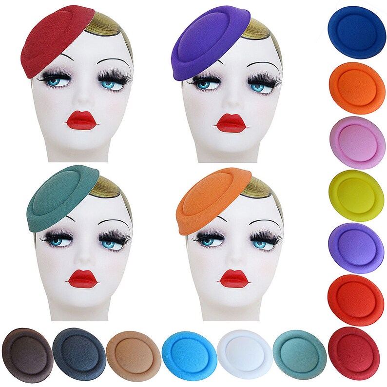 2pcs Mini Hats Craft Making Fascinator Base Millinery Supplies Etsy