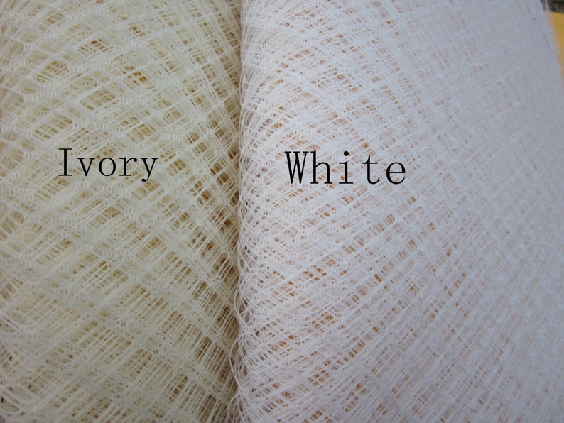 Birdcage Veil Netting Fabric Bridal Wedding Hat Fascinator Etsy