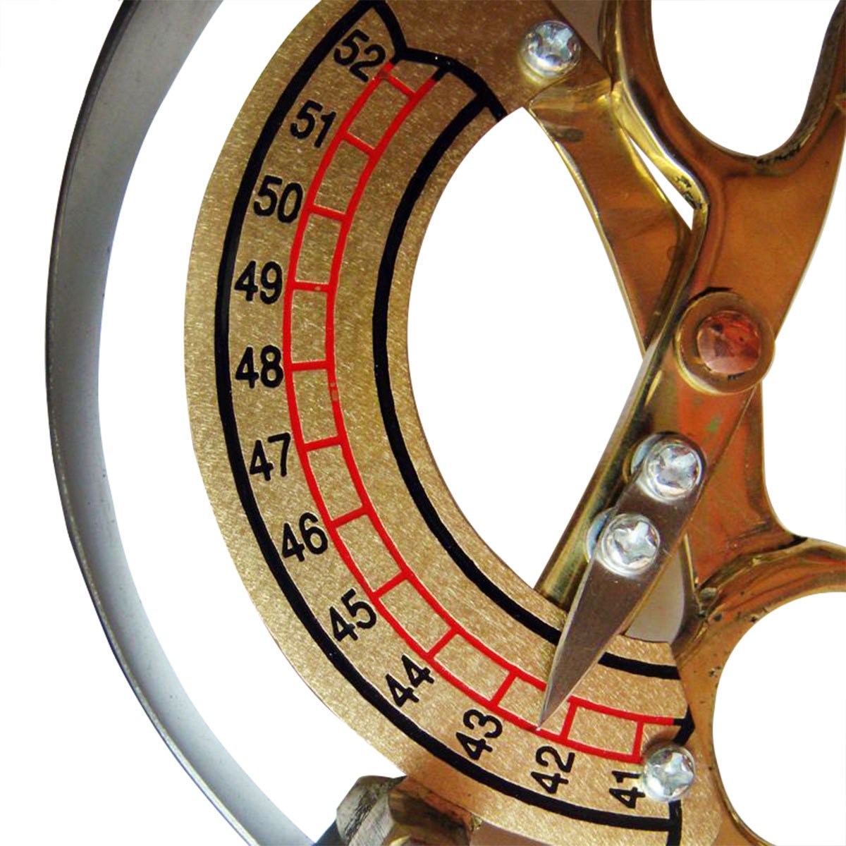 Hat Measuring Scissor Type Ring, Stainless Steel Scissor Type Ruler Hat
