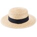 1pcs Natural Womens Round Flat Top Maize Straw Fedora Boater Sun Beach Derby Hats Cap Hat Body Millinery Base A449 