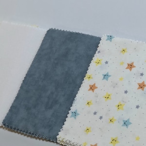 Stars Baby Shower Quilt Kit - Star Message Quilt Kit - Newborn Gift - Baby Shower Idea - Pregnancy - Crazy4Claire Baby Quilt Kit - Yellow