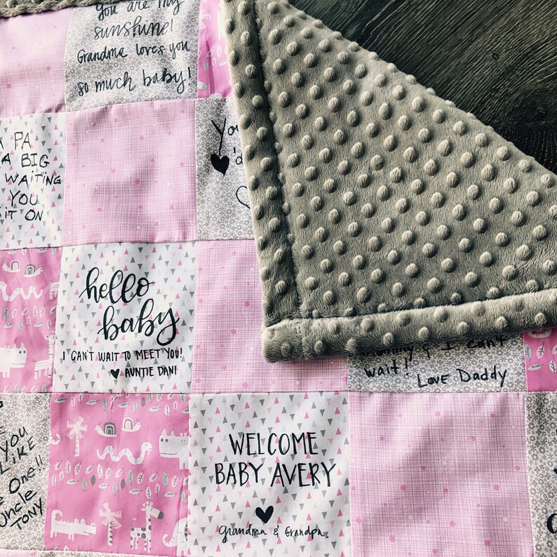 Baby Monkey Baby Shower Quilt Kit Monkeys Baby Shower Gift Etsy