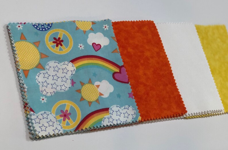 Rainbow Baby Shower Quilt Kit Baby Shower Gift Sunshine Etsy