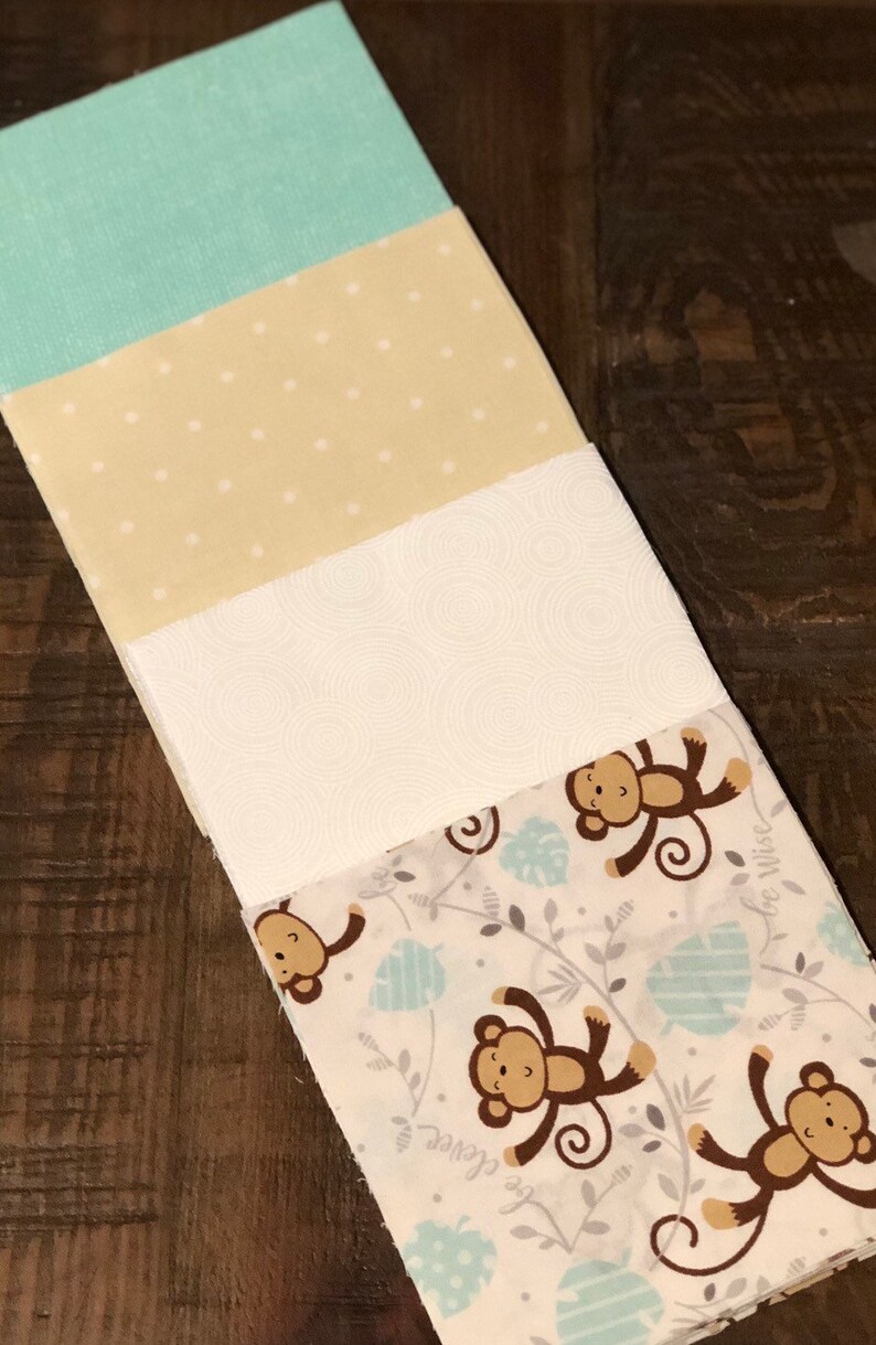 Baby Monkey Baby Shower Quilt Kit Monkeys Baby Shower Gift Etsy