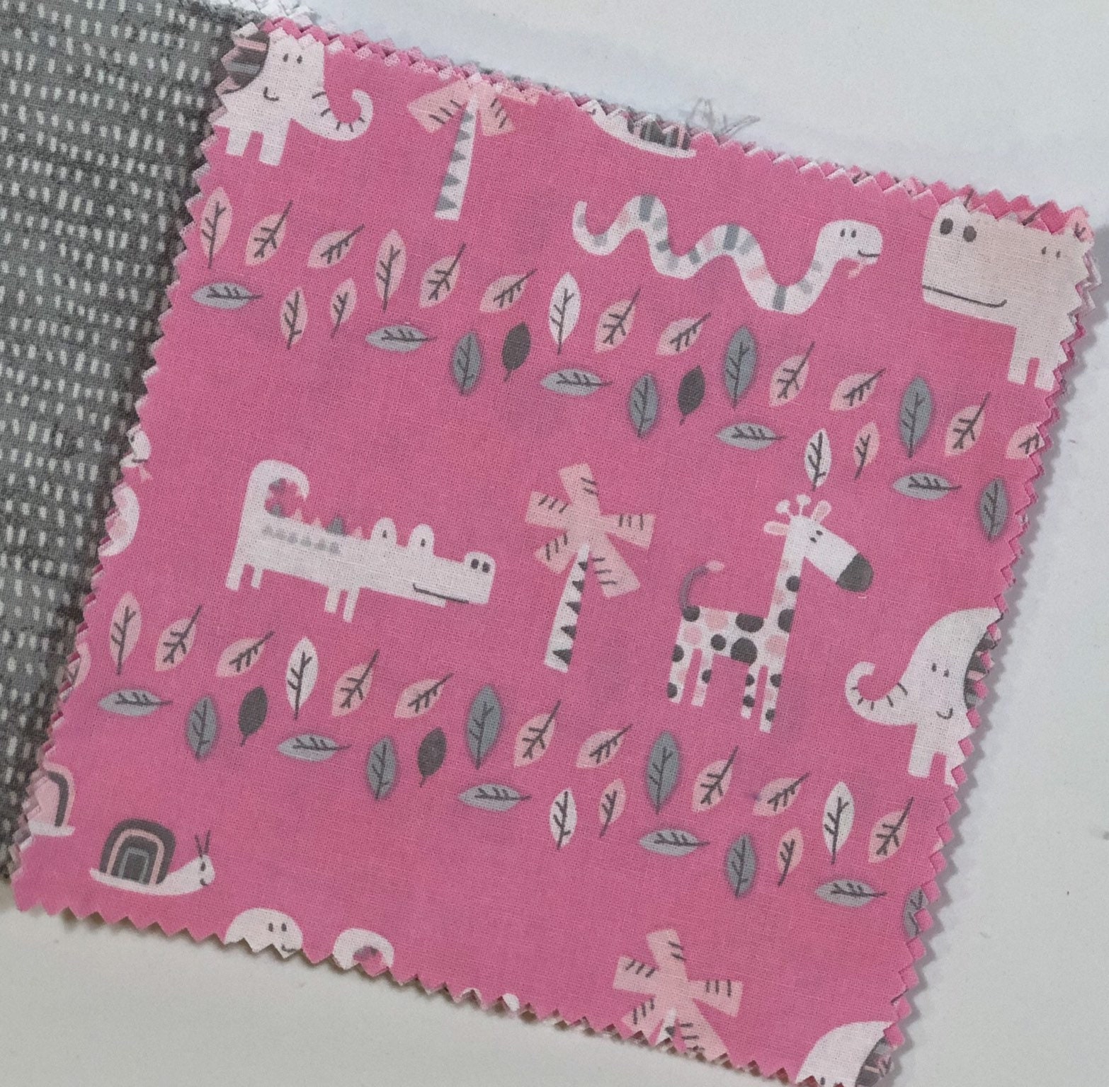 Pink Safari Baby Shower Quilt Kit Baby Shower Gift Etsy