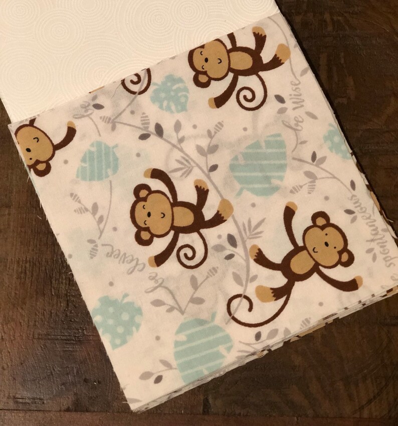 Baby Monkey Baby Shower Quilt Kit Monkeys Baby Shower Gift Etsy