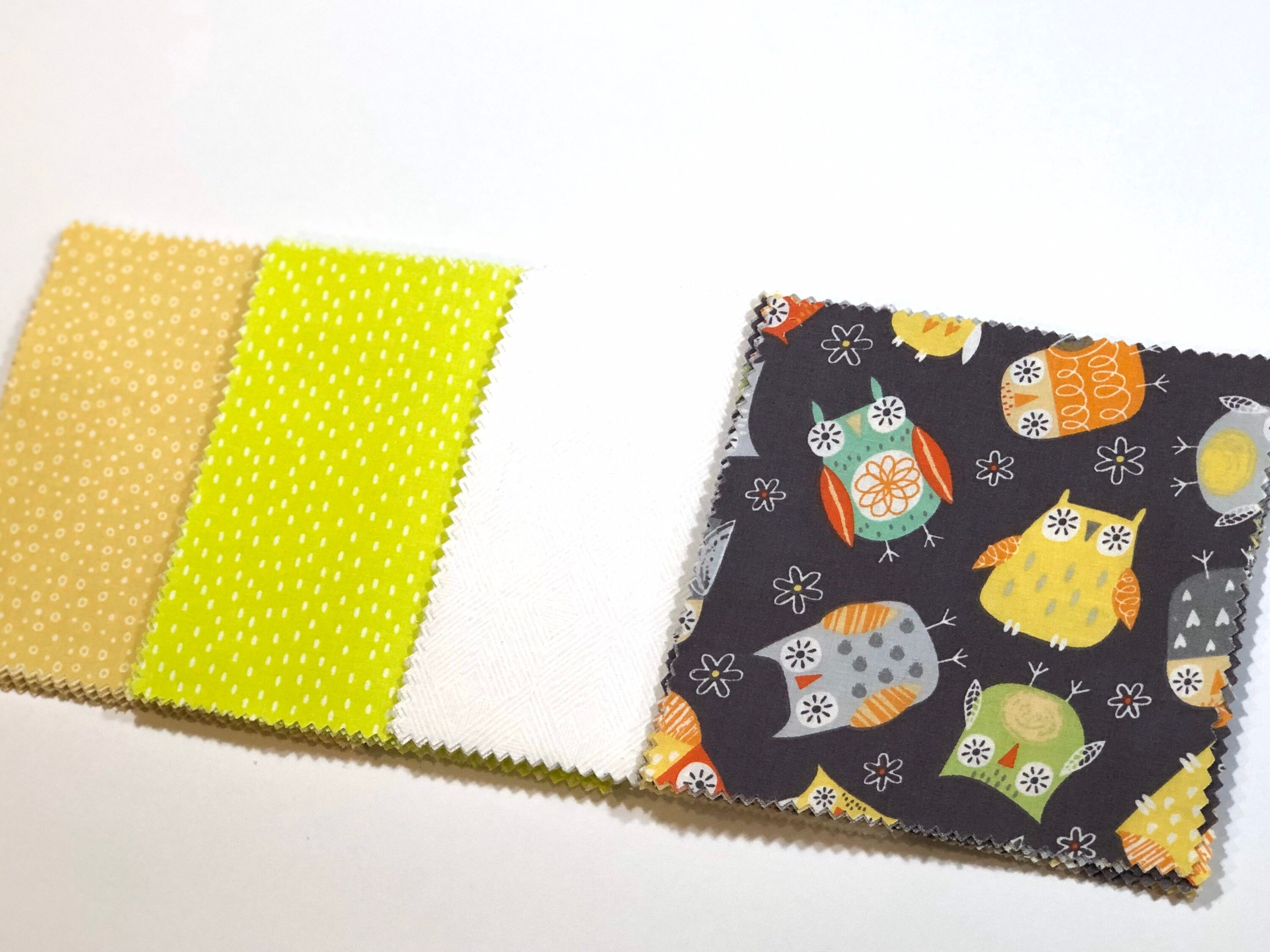 Colorful Owl Message Quilt Kit - Owls Baby Shower Gift - Moon Quilt - Crazy4Claire Quilt Kit - Newbo