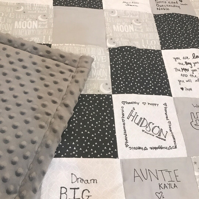 Mountain Cabin Baby Shower Quilt Kit Baby Shower Gift Deer Etsy