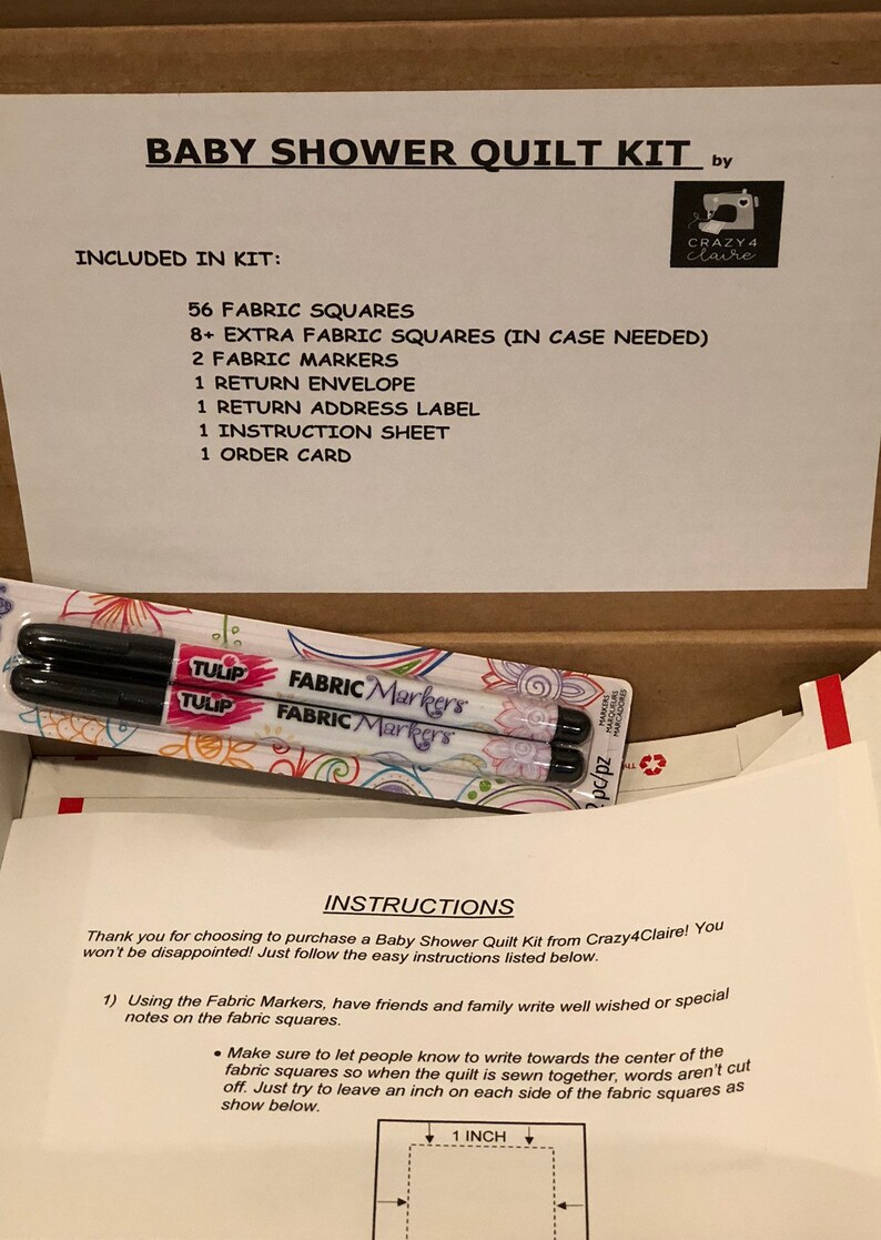 Baby Monkey Baby Shower Quilt Kit Monkeys Baby Shower Gift Etsy