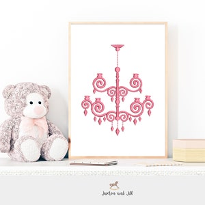 Chandelier Machine Embroidery Design: Chinoiserie Chic (Instant Download)