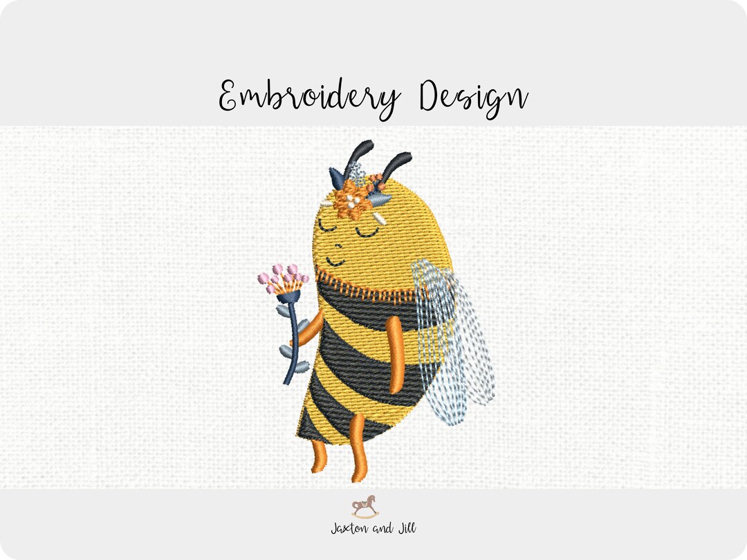 Mini Bumble Bee Machine Embroidery Designs Instant Download 4x4 5x5 - Etsy