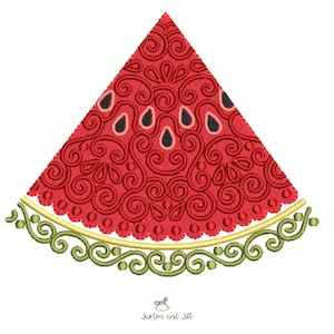 Watermelon Mandala Machine Embroidery Design (Instant Download)