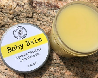 Baby Balm - All Natural Care for moms and babies- Vegan- Unscented - Herbal