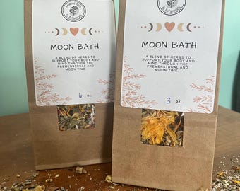 Moon Bath - Relaxing and Soothing Herbal Bath for the Premenstrual and Menstrual Time