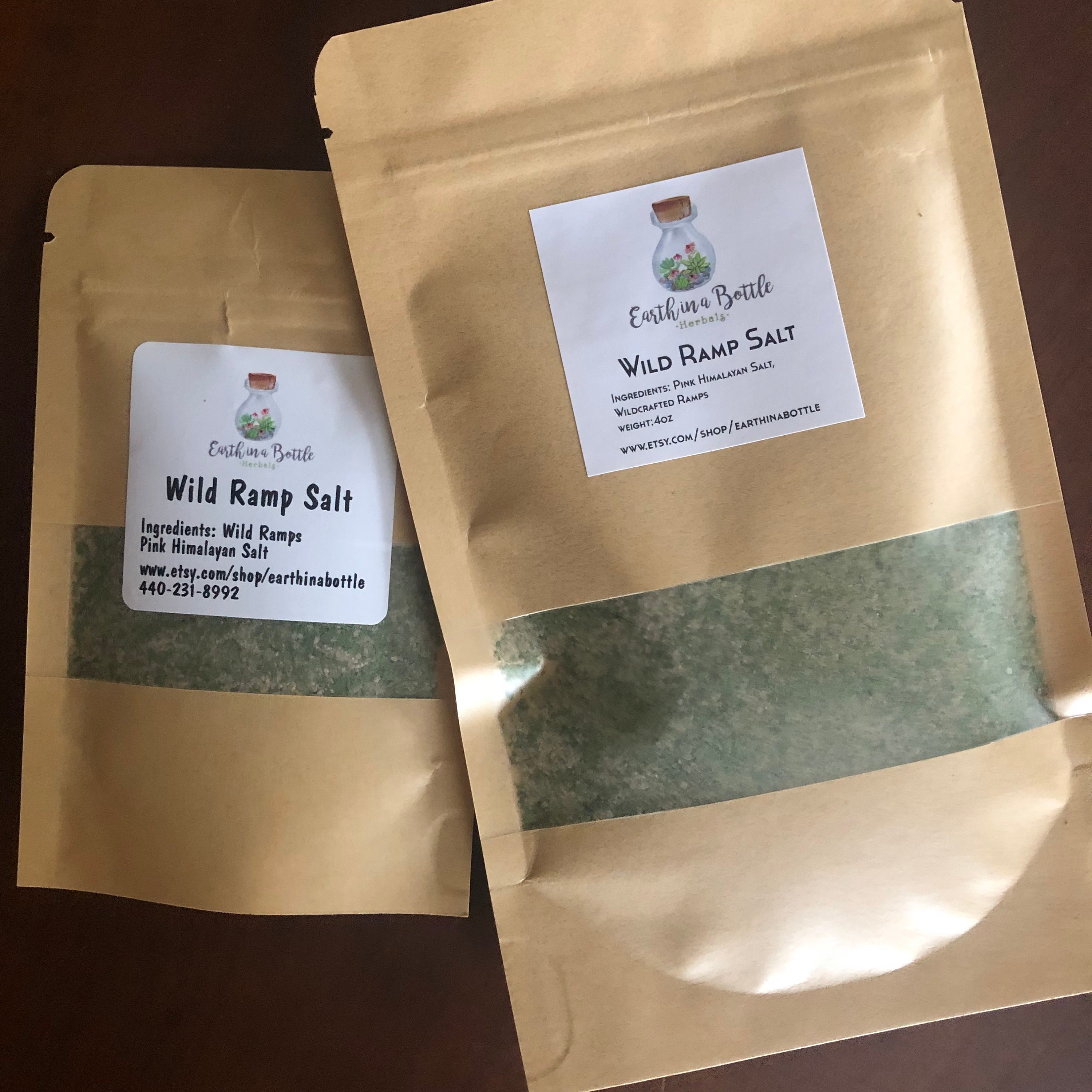 Wild Ramp Salts 2 Or 4 Oz Ethically Harvested for Ohio Customers Only