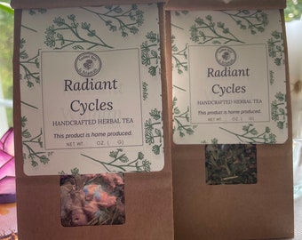 Radiant Cycles (formerly Radiant Woman) Herbal Tea ~ Organic Herbal Tea Blend - Homemade - For Ohio Customers Only