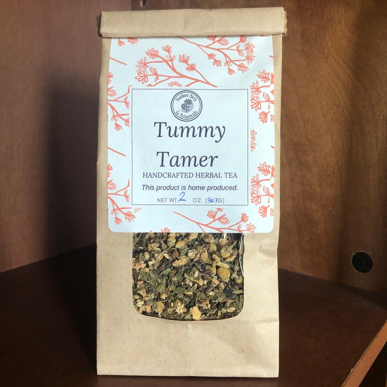 Tummy Tamer Herbal Tea Organic Herbal Tea Blend Homemade For Ohio Customers Only image 1