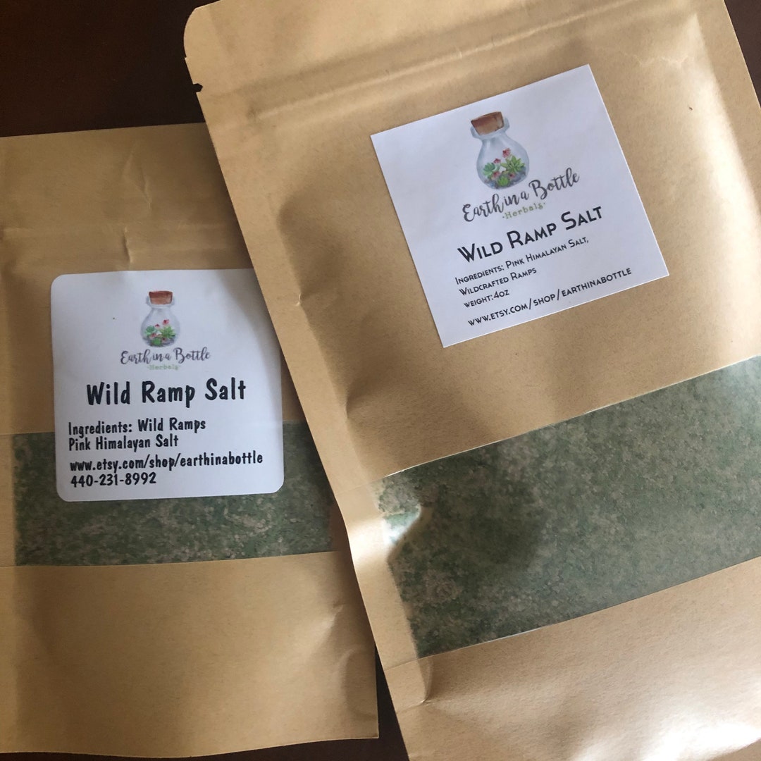 Wild Ramp Salts 2 or 4 Oz Ethically Harvested for Ohio Etsy