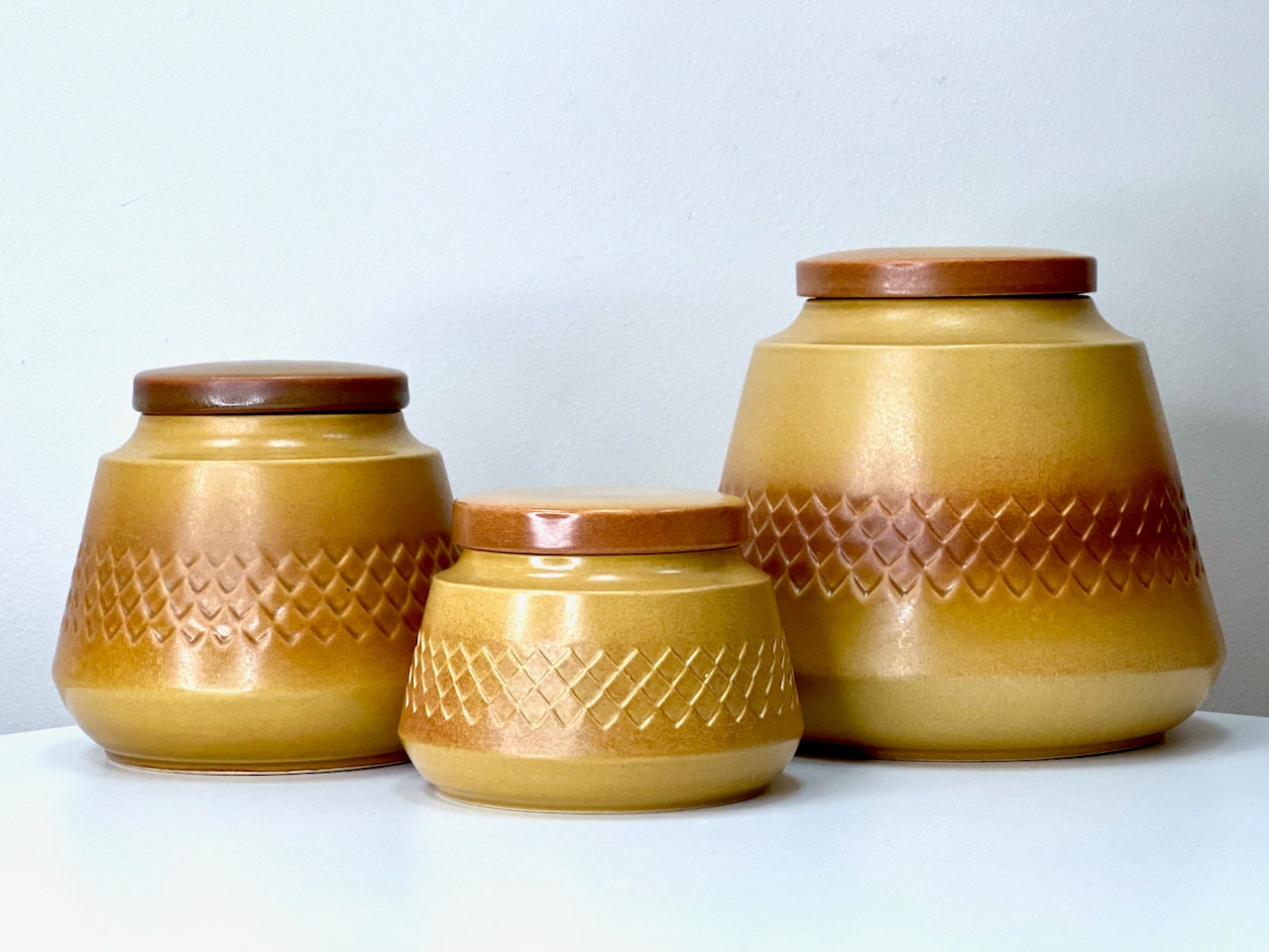 Diana Pottery australia 'nefertiti' Canisters set Etsy Australia