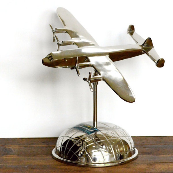 Souvenirs de Corporation de Airways outre-mer britannique (BOAC), modèle réduit d'avion « Avro Lancaster »
