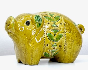 Bitossi (Italy) Pig Figurine / Money Box *RARE FIND*