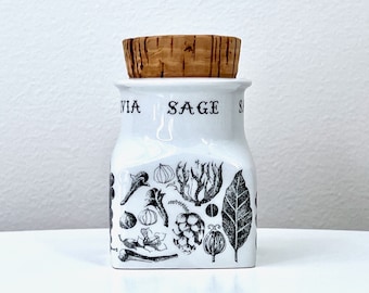 Arabia (Finland) 'Sage' Spice Jar | Designed by Esteri Tomula