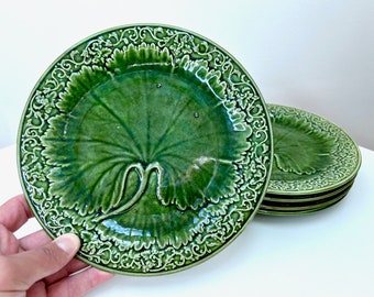 Antique Dutch Majolica | Made by Société Céramique, in the Netherlands | 8.5" Salad Plates [Sold Separately]