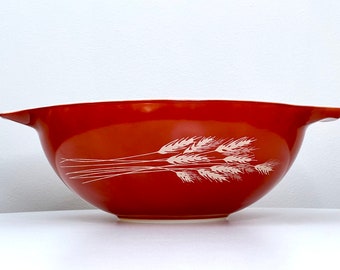 PYREX (USA) 'Autumn Harvest' #444 Cinderella Mixing Bowl