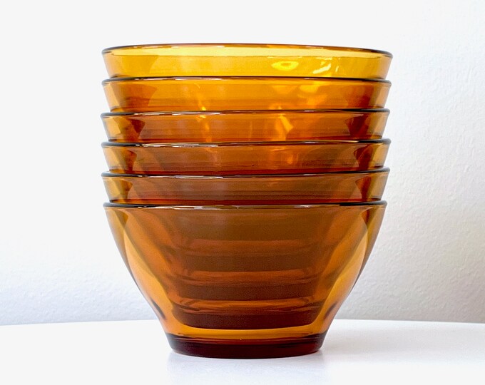 Duralex france Cereal Bowls set X6 Etsy