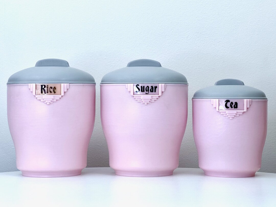 Bristolite Canisters australia Kitchen Canisters set X3 Etsy
