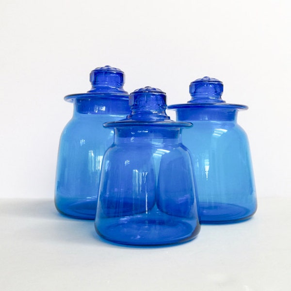 RESERVED for B -- Vintage glass jars / canisters [sold separately]