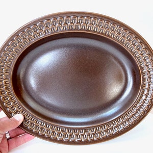 Wedgwood England 'Pennine' 13 Oval Meat Platter image 1