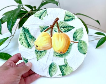 Italian Majolica | 'Apples' Salad Plate