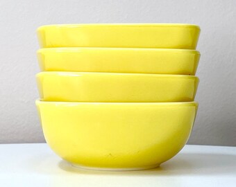 PYREX (USA) 'Hostess' Ramekins | Model #410 (set x4)