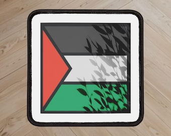 Toppa termoadesiva "Palestina libera": toppa di supporto in poliestere
