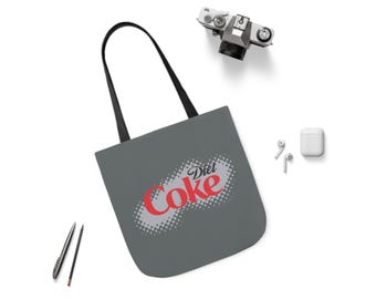 Borsa tote Light Coke: borsa della spesa in tela riutilizzabile, regalo per gli amanti delle bibite gassate