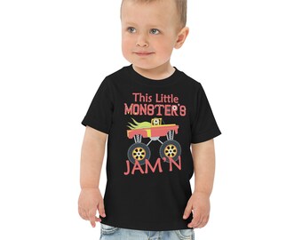 Camiseta para niño de Little Monster Truck, Monster Jam
