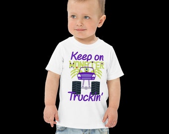 Keep on Monster Truckin' #2 Toddler jersey t-shirt, Monster T-shirt, Cute Monster Tee, Monster Jam Toddler T-shirt, Mommy's Little Monster T